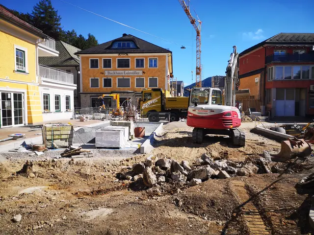 Der Marktplatz Straßwalchen wurde einer Neugestaltung unterzogen.