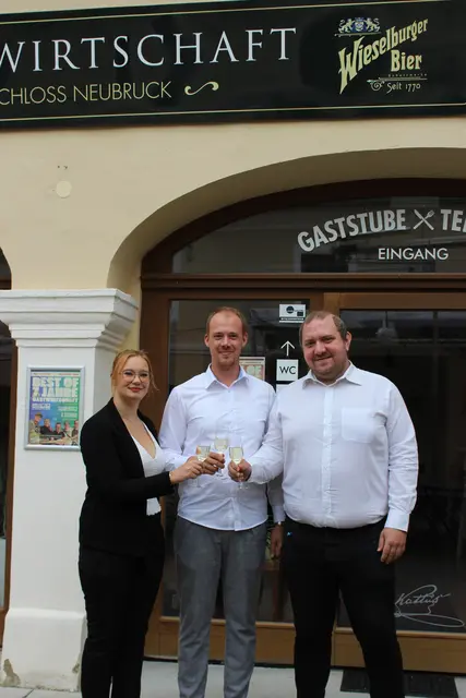 Leah Rinner, Maximilian Vathke und Roman Kellner. | Foto: Neubruck Immobilien GmbH