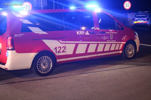 Mehrere Dutzend Fahrzeuge der Feuerwehr kamen zum Einsatz. | Foto: BFV Voitsberg/Patrick Marcher