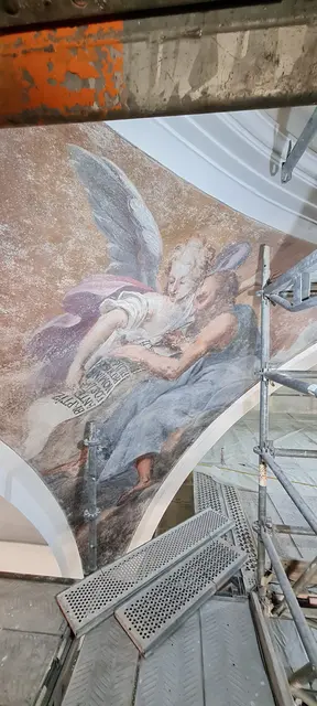 Es wird geschätzt, dass die Wandmalereien circa 300 Jahre alt sind | Foto: Pfarre Alser Vorstadt