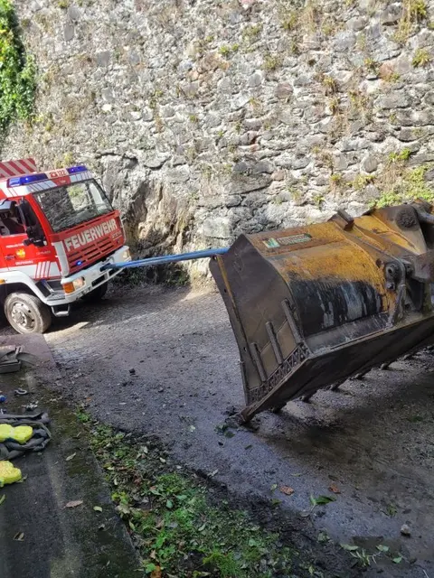 Er musste von der Feuerwehr geborgen werden. | Foto: Freiwillige Feuerwehr Dellach im Drautal  