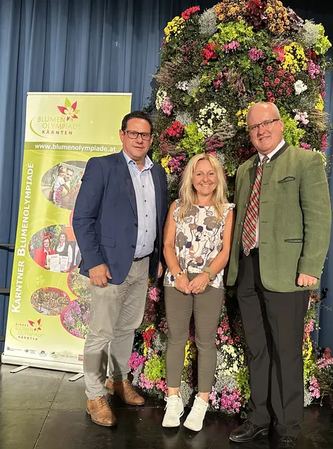 Claudia Freitag konnte bei der diesjährigen Blumenolympiade den ersten Platz für sich entscheiden.  | Foto: Gemeinde Poggersdorf