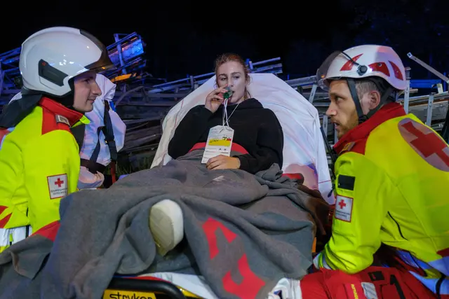 Rund 50 Figurantinnen und Figuranten mimten verletzte und zu versorgende Personen. | Foto: Luttenberger, Thormann, Hasiwar, Kury, Wonisch | DOKUteam Rotes Kreuz Stmk.