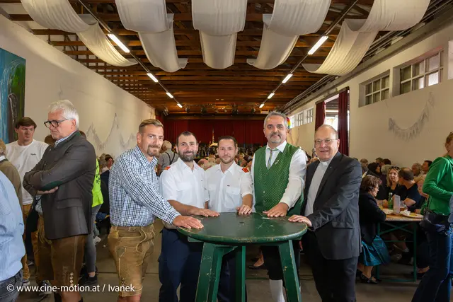 Thomas Buchberger, Daniel Kolber, Florian Allard, Martin Kolber und Dietrich Altenburger - die Männer, die dieses Fest gestalteten. | Foto: www.cine-motion.at / Ivanek