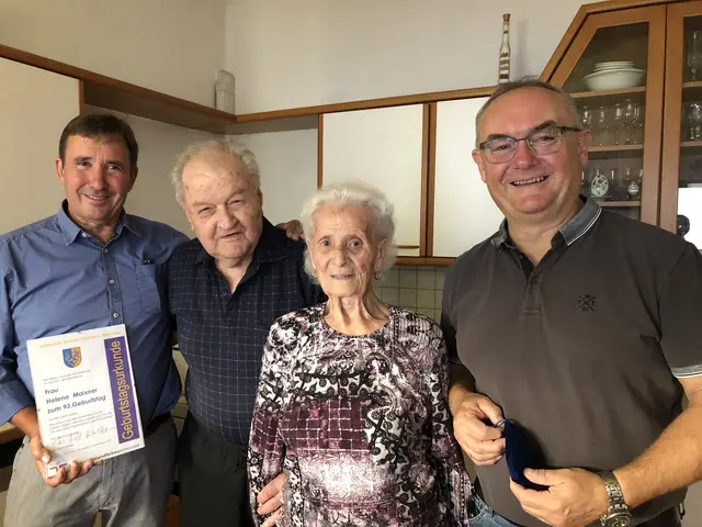 Helene Maixner aus Eisenberg an der Pinka beging den 93. Geburtstag. | Foto: Gemeinde Deutsch Schützen-Eisenberg