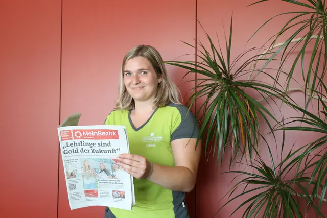 Kathrin Röthleitner (21) lernt Gärtnerin bei Blumenhaus und Gartenbau Buttinger in Lenzing. | Foto: Rabl