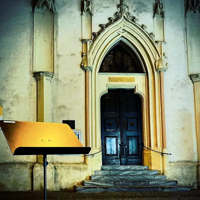 In der Bürgerspitalkirche beginnt die Chordarbietung. | Foto: Koller