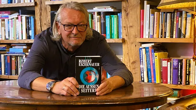 Robert Eichenauer stellt am 2. Oktober seinen Debütroman "Die Außenseiterin" in der Buchhandlung Moser vor. | Foto: Edition Keiper