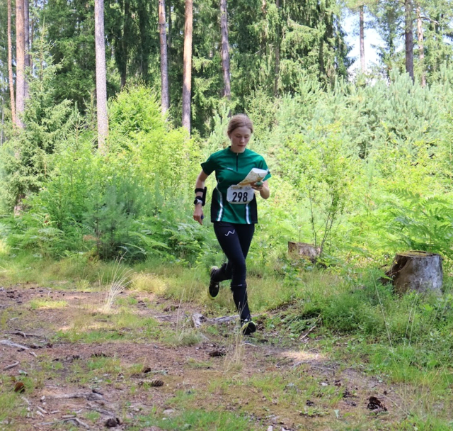 Hannah Dormann, hier unterwegs im Wald, holte einen Österreichischen Meistertitel in Leibnitz. | Foto: Leibnitzer AC