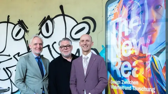 Ein Bild aus besseren Tagen: Der bald ehemalige Grazer Wirtschafts- und Kulturstadtrat Günter Riegler, der mittlerweile pensionierte CIS-Geschäftsführer Eberhard Schrempf und der amtierende Wirtschaftslandesrat Willibald Ehrenhöfer (v. l.) | Foto: Konstantinov