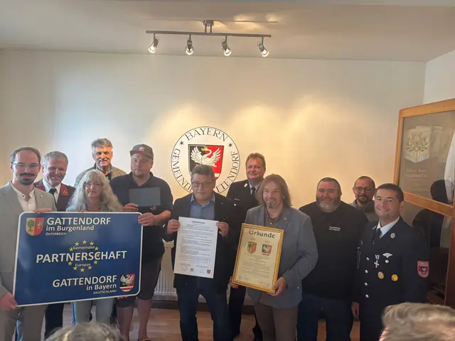 Der mediale Akt war Ausdruck einer bereits im Dezember 2024 beschlossenen Partnerschaft. | Foto: Stadtgemeinde Gattendorf
