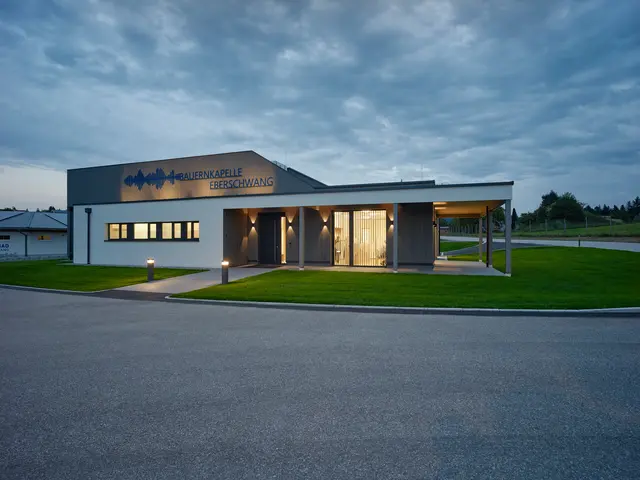 Das neue Probeheim der Bauernkapelle Eberschwang.  | Foto: Schrattenecker-Fischer