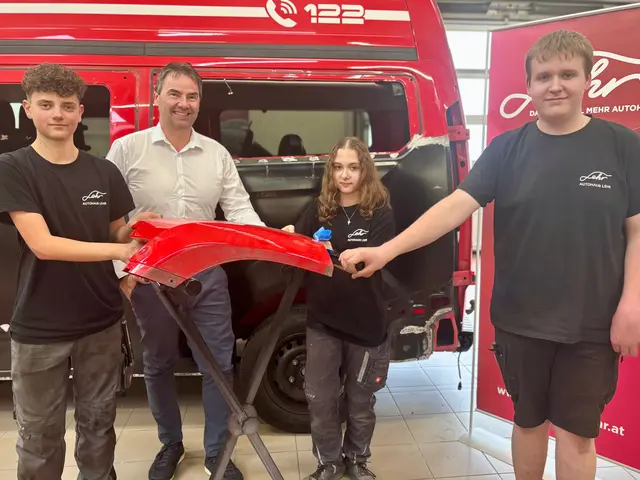 Die Lackiererei ist ebenso ein Teil der Lehrausbildung im Autohaus Lehr.