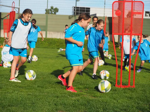 Die Arbeit mit dem Ball stand natürlich im Vordergrund. | Foto: Gaube