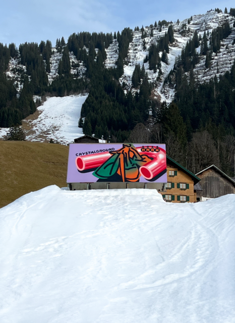 Sogar das Kleinwalsertal wurde bereits mit der Kunst von HNRX "konfrontiert". Der Künstler plant, Urban Art künftig häufiger auch in den ländlichen Raum zu bringen.  | Foto: HNRX