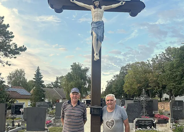 Friedrich Kriebaum und Reinhard Schulz. | Foto: Josef Kohzina 