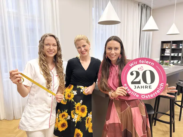 Rebecca Schullin (Geschäftsleitung, r.) und das Team feiern 20 Jahre easylife – und aktuelle Innovationen für noch mehr Erfolgsgeschichten