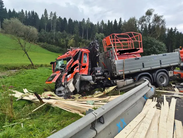 In Perchau kam es zu einem Verkehrsunfall. | Foto: FF Neumarkt