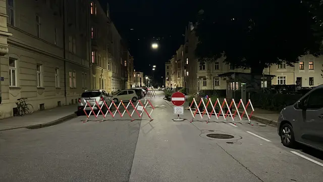 Europäische Mobilitätswoche in Saggen, Straßensperre in der Schillerstraße sorgt für Unmut. | Foto: MeinBezirk