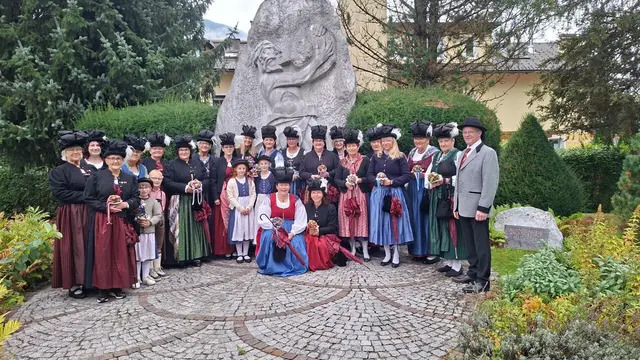 Die Trachtengruppe Feld am See war beim Feldner Kirchtag am Wochenende natürlich auch mit dabei. | Foto: Gemeinde Feld am See