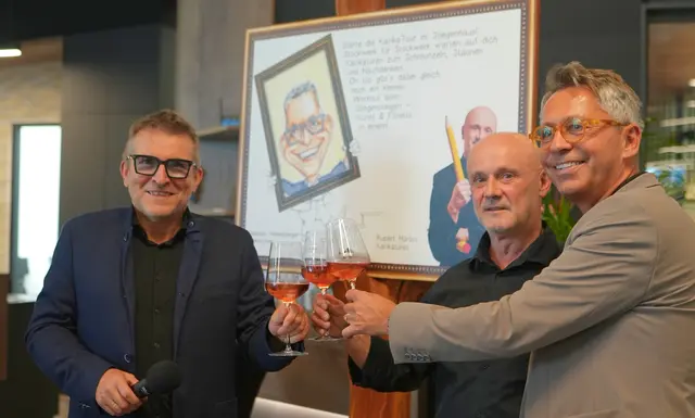 Von links: Investor und Eigentümer Dietmar Hehenberger, Rupert Hörbst und Hoteldirektor Leopold Tröls. | Foto: Freigold