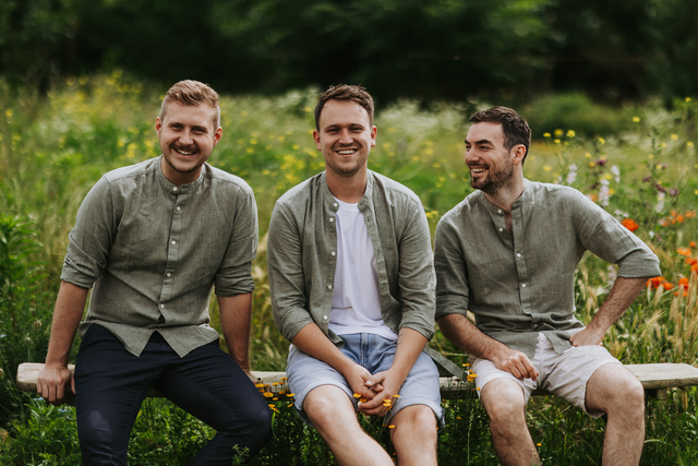 Patrick Maierhofer, David Krusche und Damon Krolik stehen hinter "Kraidlzeig". | Foto: kraidlzeig