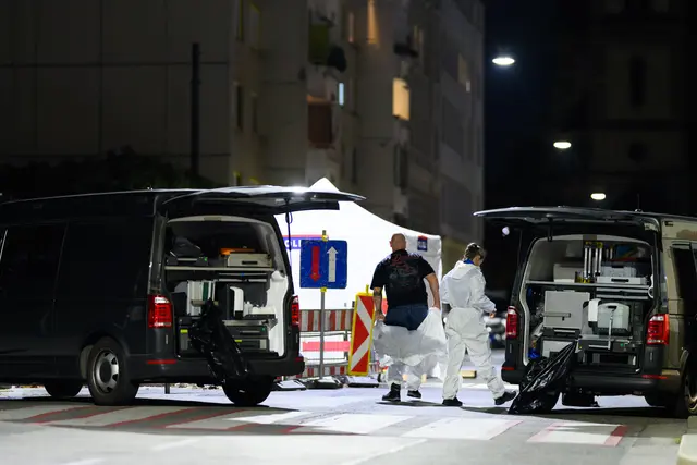 Nachdem Anrainer mehrere Schüsse in der Vorgartenstraße gehört haben, hat die alarmierte Polizei am Dienstagabend zwei Tote aufgefunden. | Foto:  MAX SLOVENCIK / APA / picturedesk.com