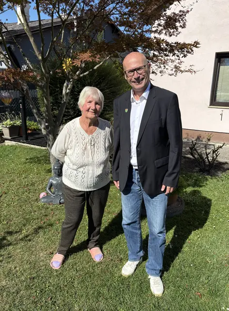 Edith Feyrter feierte kürzlich ihren 95. Geburtstag. | Foto: Gemeinde Gramatneusiedl