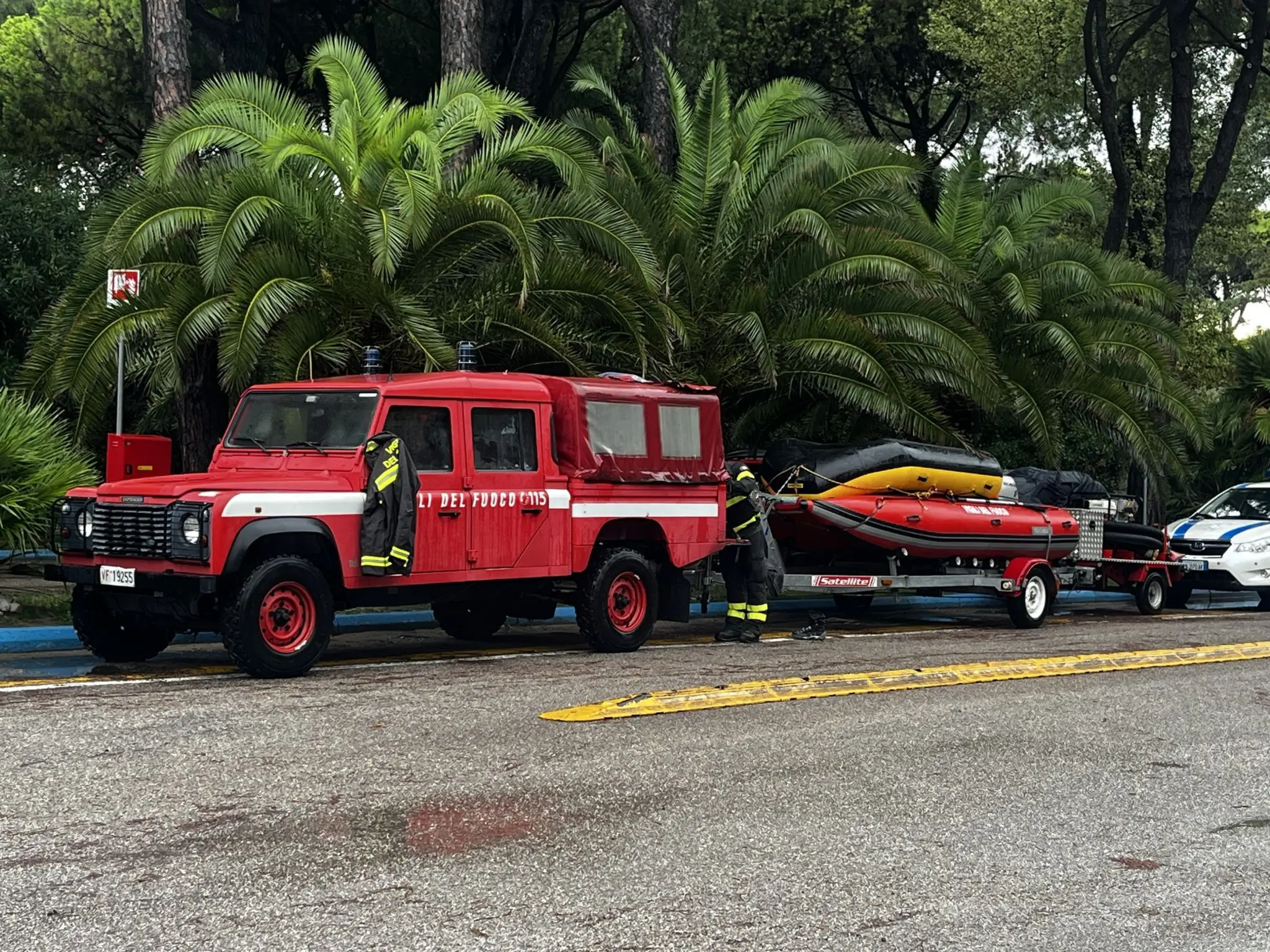Weltuntergangsstimmung-nach-Unwetter-am-Campingplatz-PINO-MARE-Lignano-Rivera-