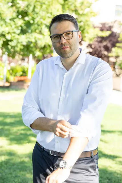 Neos-Spitzenkandidat Karim Pfeil. | Foto: Neos