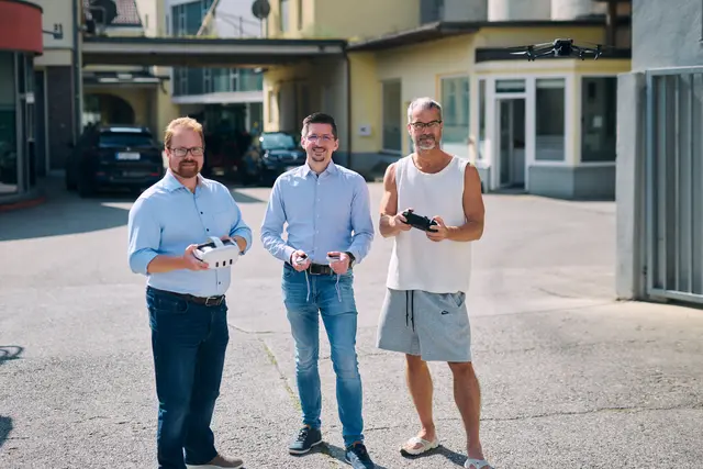 Bgm. Christoph Artner, Vzbgm. Richard Waringer, Sebastian Wegerbauer | Foto: 360 Studios