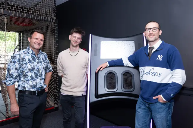 Sind eigens aus Deutschland angereist (v.l.): Marco Spiegl, Sebastian Elpelt und David Braun. | Foto: AUDIOVERSUM / Vandory
