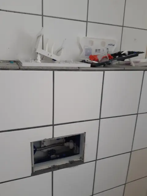 Hier befand sich einmal die Spülung der WC-Anlage.  | Foto: Stadt Graz/GBG
