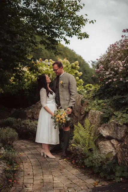 Sandra und Lukas Kurz sind seit 13. September verheiratet. | Foto: Maria und Christopher Tarkus