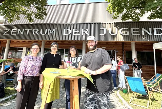 Das Team des Jugendzentrums freute sich über viel Bewegung beim Tag der offenen Tür. | Foto: Kogler
