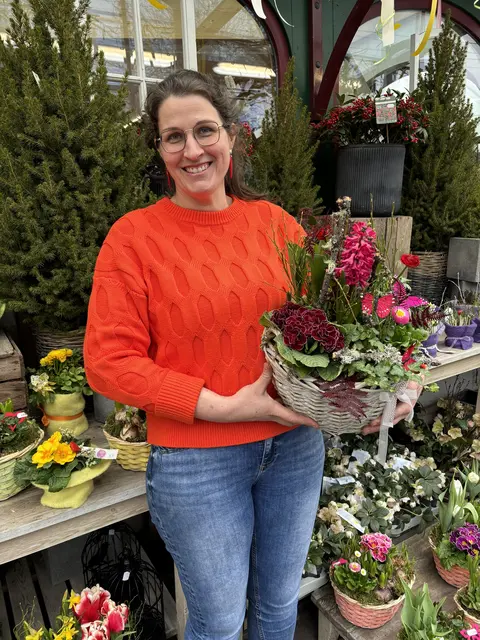 Betty Lindner von "Blumen Lindner" im Nonntal. | Foto: Lisa Gold