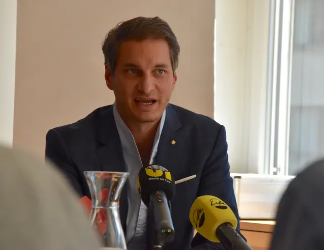 Michael Riedhart, Obmann des Hochwasserschutzes Unteres Unterinntal, stellte in Aussicht, dass der Rückbau in Kramsach möglicherweise nicht stattfinden müsse. | Foto: Barbara Fluckinger