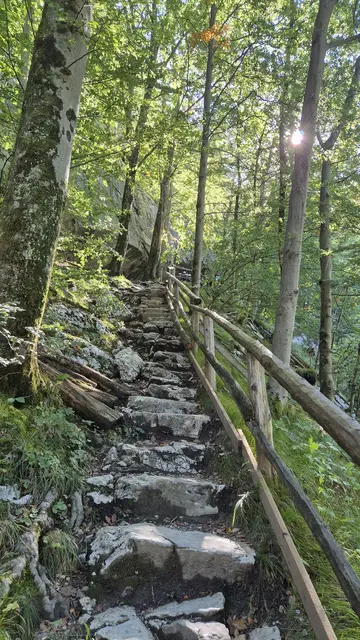 Also dann wieder hinauf