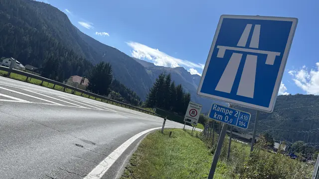 Bei der Zufahrt zur A10 Tauernautobahn in St. Michael im Lungau. | Foto: pjw