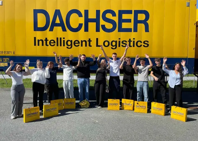 Die neuen Lehrlinge bei Dachser in Graz. | Foto: Dachser Austria