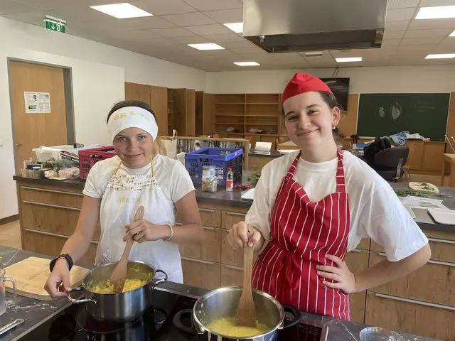 Praxis in der Küche macht Spaß. 