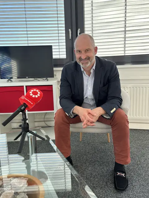 Im Bild SPÖ Klubobmann Markus Maurer im Gespräch mit MeinBezirk Salzburg | Foto: MeinBezirk Salzburg