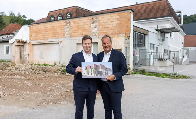 Gottfried Steinecker mit Sohn Paul. | Foto: Agentur …und Punkt
