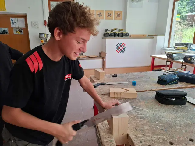 Am Beginn des Schuljahres werden Grundfertigkeiten gelernt. 