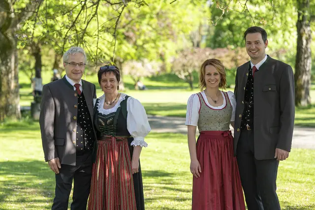 Die Familie hinter dem "neuen" Kärntner Heimatwerk: Roland und Sylvia Gritzner mit Petra und Franz Morgenstern | Foto: Privat