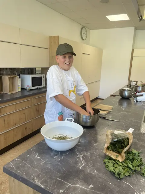 Gutes Essen schmeckt. 