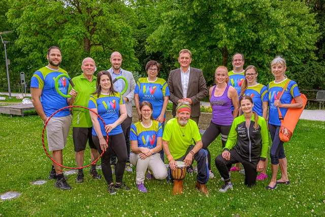 Die Aktion "Wels bewegt" konnte laut Stadt 2.500 Menschen dazu bringen, sich am sommerlichen Sportangebot mit Trainerinnen und Trainern zu beteiligen. | Foto: Stadt Wels