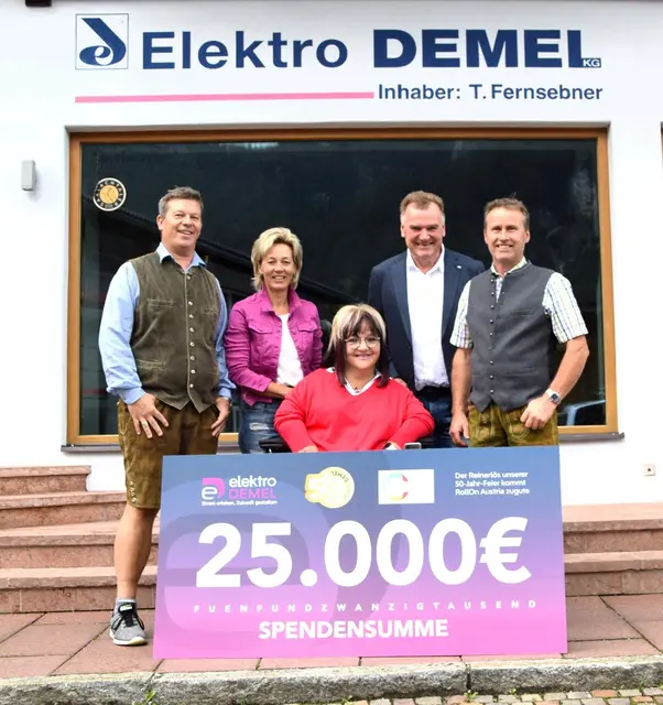 Michael Rohrmoser, Traudi Fernsebner, Marianne Hengl, Thomas Fernsebner und Peter Fernsebner | Foto: RollOn Austria