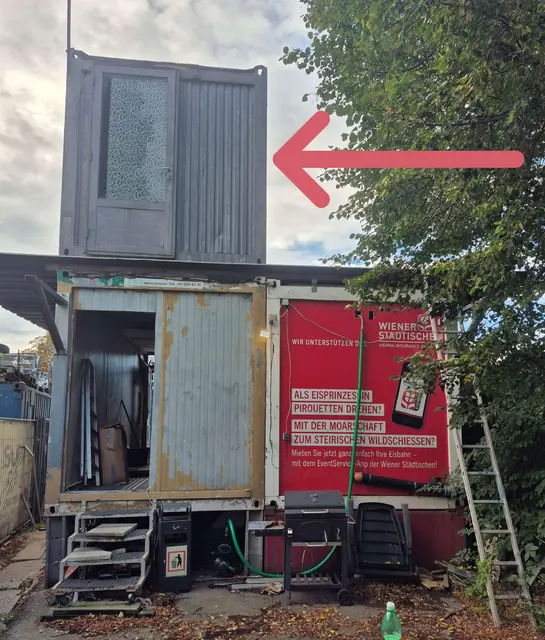 Die Polizei sucht mögliche Opfer wie auch Zeugen. Dieser Container steht im Mittelpunkt der Ermittlungen. | Foto: LPD Wien