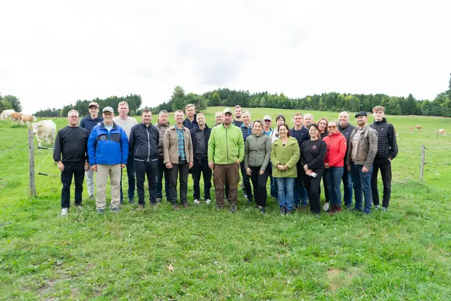Die estnische Delegation unter Leitung von Keidi Tamm bei der ARGE Nahtürlich Bio. | Foto: ARGE Nahtürlich Bio / Sonnberg Biofleisch GmbH